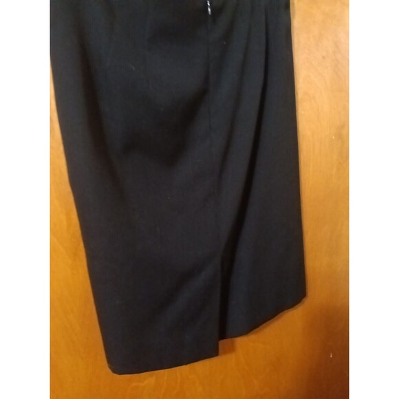 Jacqueline Ferrar Womens Size 8 Pencil Skirt Poly And Woll Blend Slit  #k126 - Picture 2 of 4